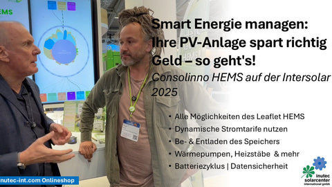 Intersolar 2025 | Consolinno HEMS - Contrôle de l'énergie intelligente et contrôle optimal