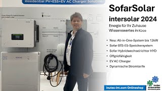 Sofarsolar | Onduleur hybride à 20 kW | Hyd-5 | EV CHARGER AC | Contrôle du nuage | Tarifs d'électricité dynamique