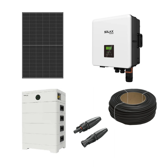 System fotowoltaiczny Premium „FeaturePlus” | Moduły fotowoltaiczne Luxor o mocy 8,19 kWp | Solax Hybrid G4 Pro | Magazyn T-BAT | Akcesoria i więcej