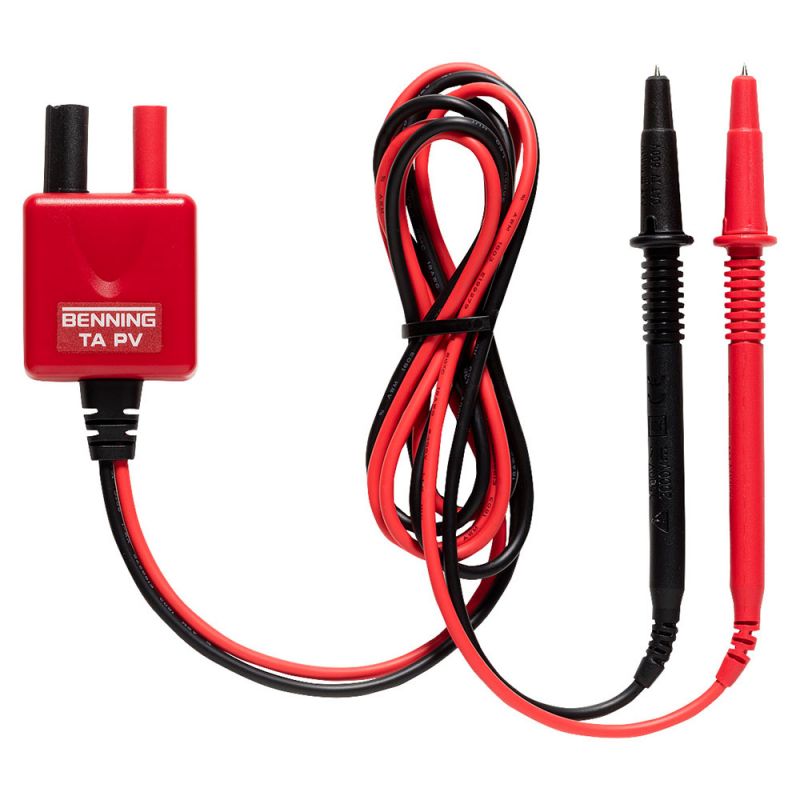 Benning TA PV Test Adapter (10217846) | 4 mm Test Probe | for MM 10-PV and CM 10-PV