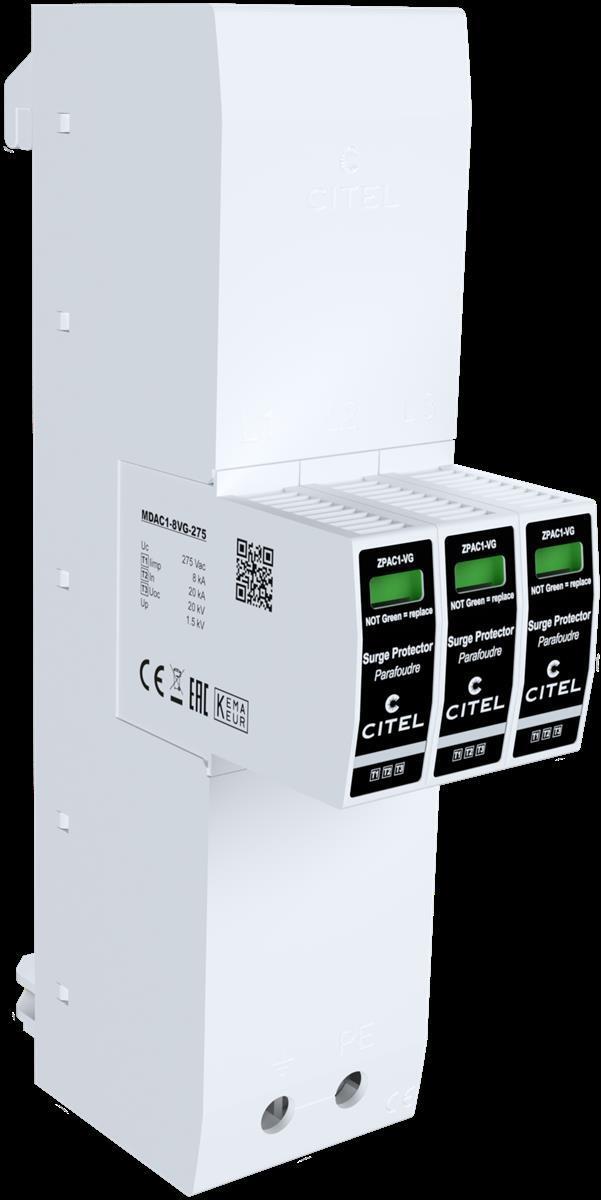 Citel AC Kombi Überspannungs-/ Blitzschutzableiter, inutec solarcenter