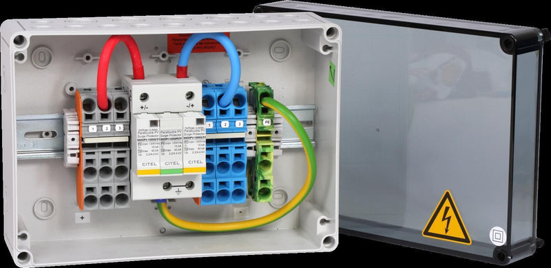 Citel Überspannungsschutz (SPD) für PV-Anlagen für 1 bis 3 MPP-Tracker, inutec solarcenter