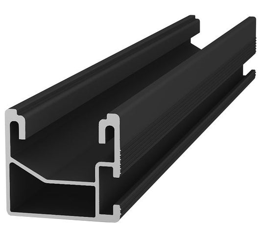 K2 Systems Montageschiene SingleRail 36 für Ziegeldach |  Schwarz | 4,8 m, inutec solarcenter