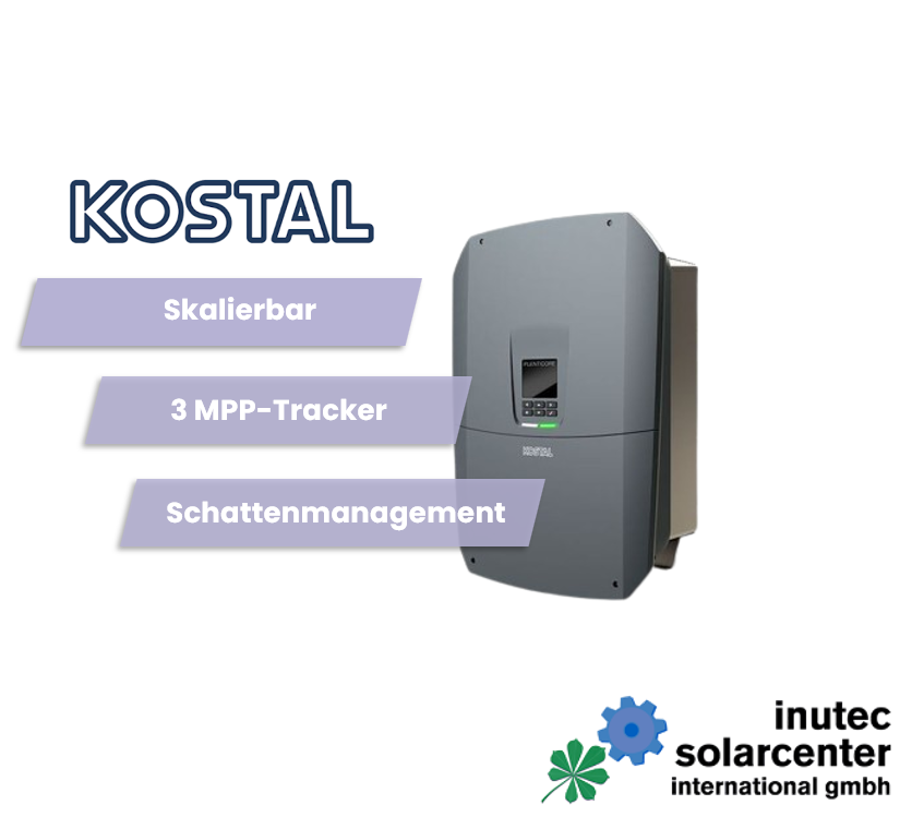 Kostal Plenticore G3 Hybridwechselrichter I 4 bis 20 kW, inutec solarcenter