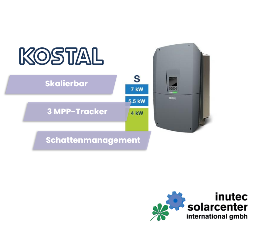 Kostal Plenticore G3 Hybridwechselrichter I 4 bis 20 kW, inutec solarcenter