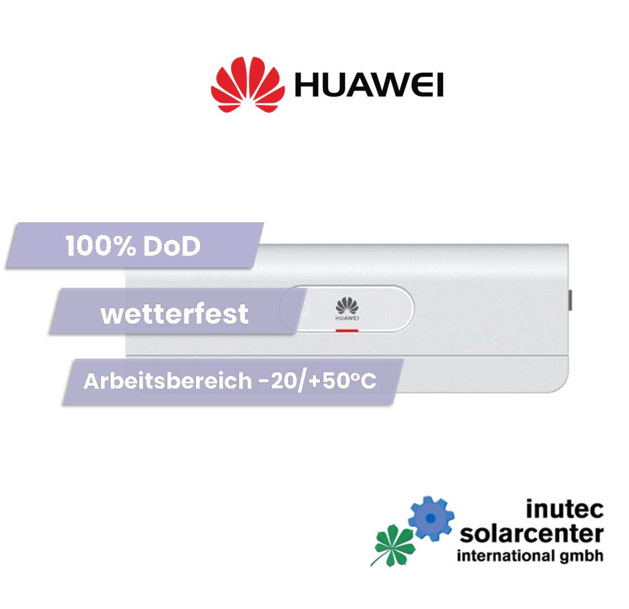 Huawei PV Speicher LUNA2000-10KW-C1 | Einzel Leistungsmodul BMS, inutec solarcenter