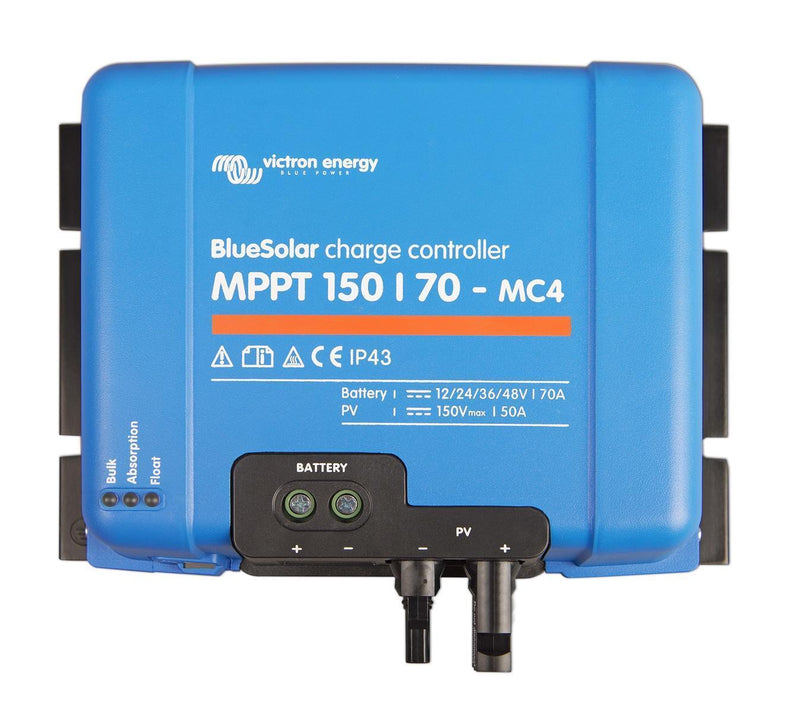 Victron Energy BlueSolar MPPT 150/70 MC4 & Tr I Solarladeregler, inutec solarcenter