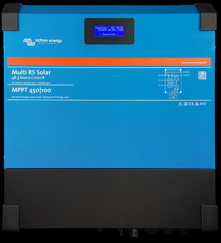 Victron Energy Hybrid-Inselwechselrichter Multi RS Solar 48/6000/100-450/100, inutec solarcenter