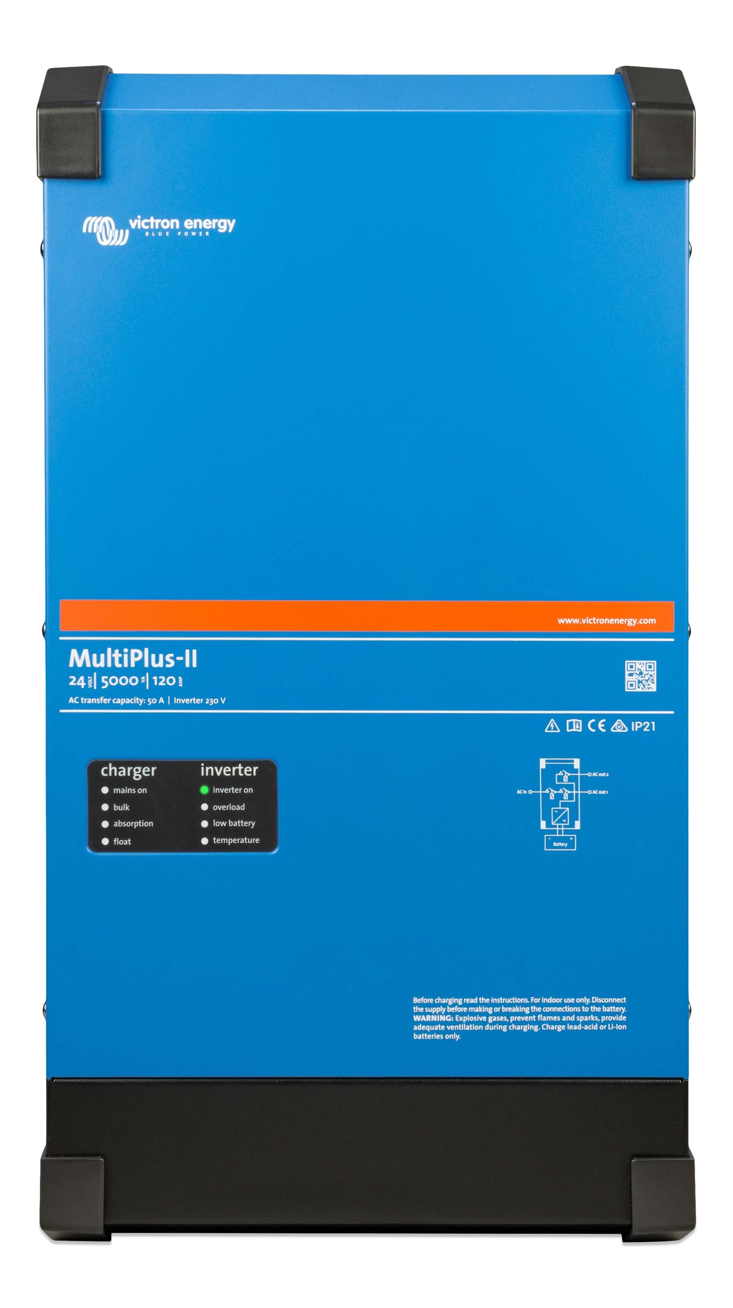 Victron Energy MultiPlus-II 24V 5000VA/120-50 I 230V I Batteriewechselrichter