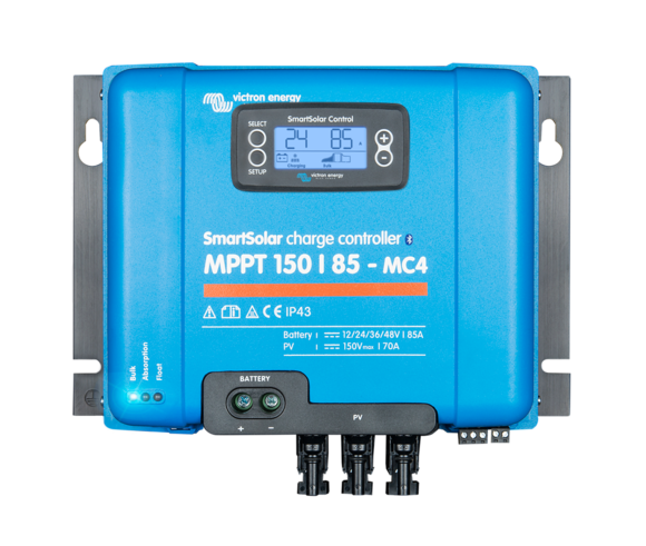 Victron Energy SmartSolar MPPT 150/85 MC4 & Tr VE.Can I Solarladeregler, inutec solarcenter