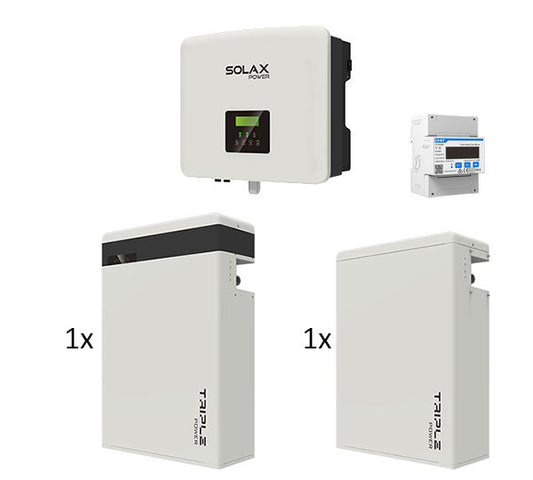 Inselfähige Solax PV Anlage: X3-HYBRID-12.0-D G4.2 12 kW  I T-Bat 11,5 kWh I Zubehör, inutec solarcenter