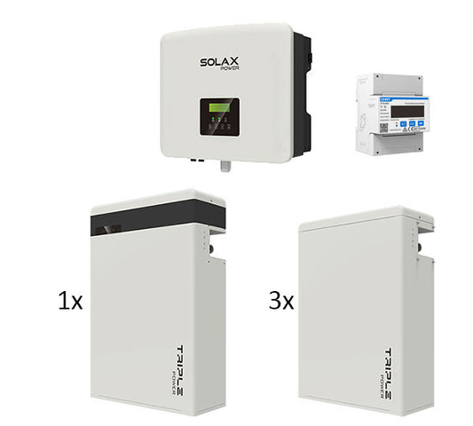 Inselfähige Solax PV Anlage: X3-HYBRID-15.0-D G4.2 15 kW  I T-Bat 23 kWh I Zubehör, inutec solarcenter