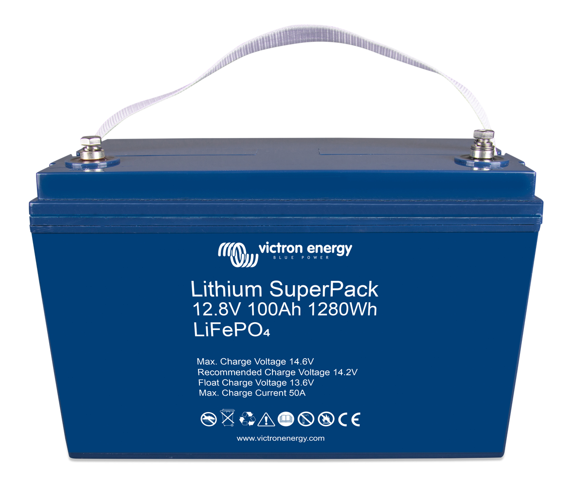 Victron Energy Lithium SuperPack 12,8V von 20 bis 200Ah, inutec solarcenter