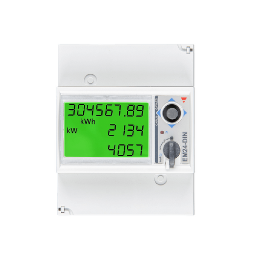 Victron Energy - Energy Meter EM24 - Energiezähler 3 Phasen - RS485-Verbindung, inutec solarcenter
