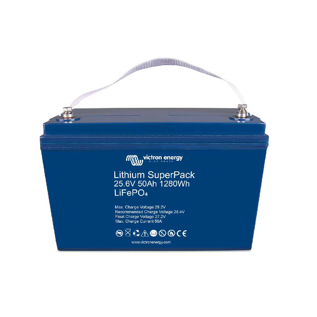 Victron Energy Lithium SuperPack 25,6V/50Ah, inutec solarcenter