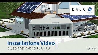 Kaco Blueplanet Hybrid-Wechselrichter 10.0 TL3 | Installation