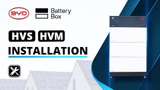 BYD Battery-Box Premium HVM & HVS | Installation