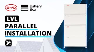 BYD Battery-Box Premium LVL | Parallel Installation
