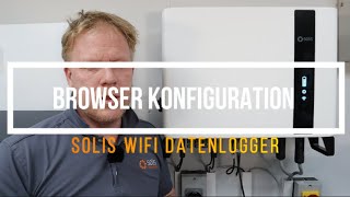 Solis WIFI Datenlogger | Browser Konfiguration