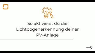 Sungrow Lichtbogenerkennung | Aktivierung in iSolarCloud