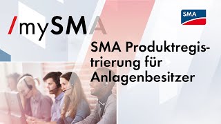 SMA | Produktregistrierung für Anlagenbesitzer