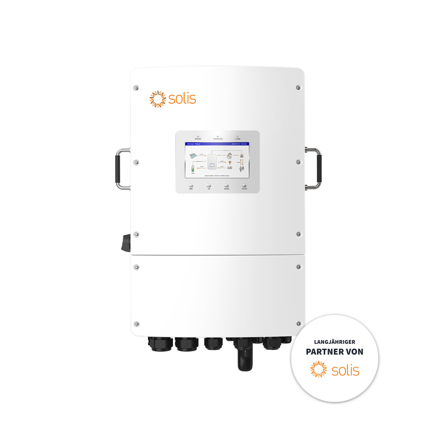 Solis Hybridwechselrichter | von 8 bis 15 kW | Einzigartige 3-Phasen Low-Volt Lösung