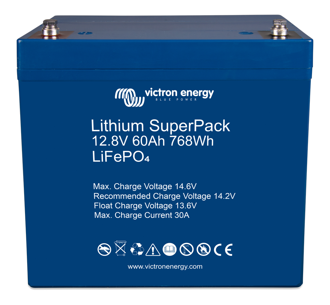 Victron Energy Lithium SuperPack 12,8V von 20 bis 200Ah, inutec solarcenter