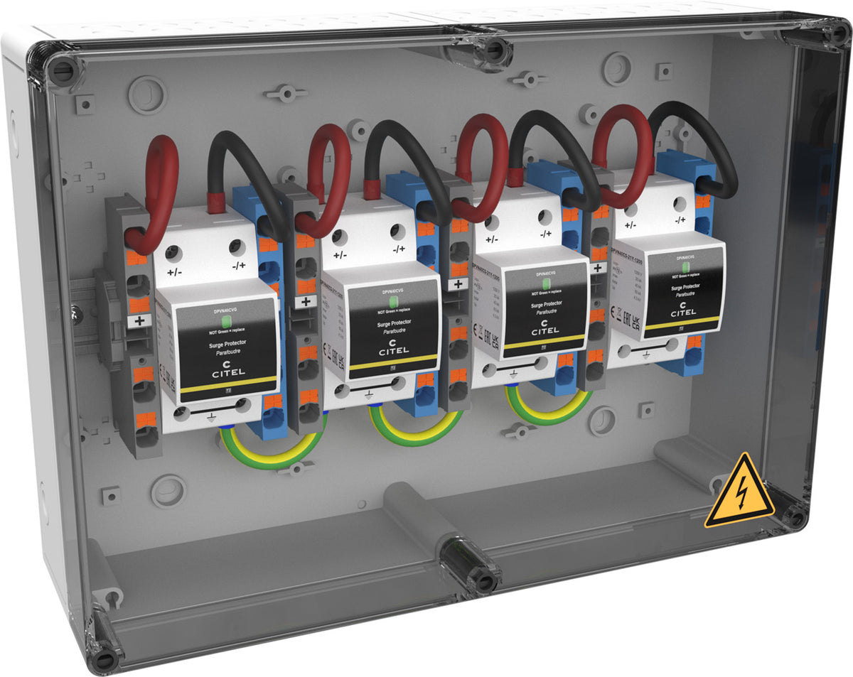 Citel Surge Protection (SPD) for PV Systems for 1 to 3 MPP Trackers