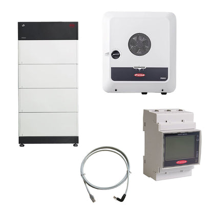 Fronius & BYD PV Anlage: Symo GEN24 8.0 Plus Wechselrichter im Verbund mit BYD B-Box HVM 11.0, inutec solarcenter