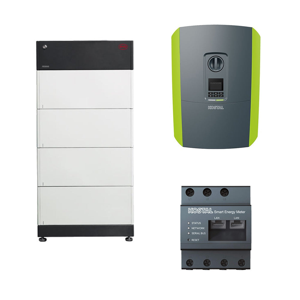 Kostal PV Anlage: 8,5 kW WR Plenticore PLUS 8.5 I BYD B-BOX HVS 10,24 kWh, inutec solarcenter