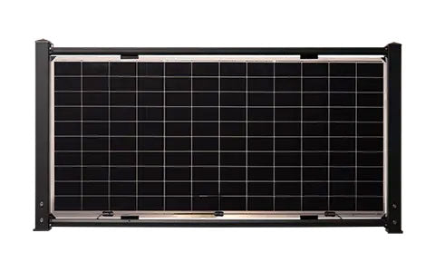 Next2Sun Premium Fence2Sun 115 Zaunelement mit bifazialem Glas-Glas-Modul