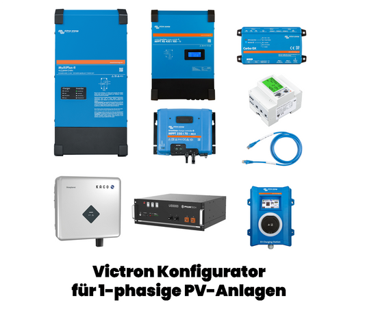 Victron System-Konfigurator: In 5 Minuten zur 1-phasigen, maßgeschneiderten Lösung