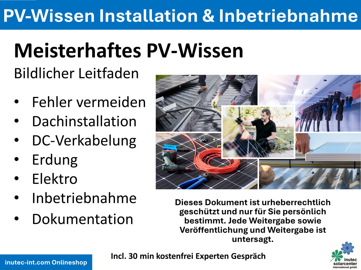 Anmelden & Top Qualität erhalten | teure Fehler vermeiden | An- & Fertigmelden beim Netzbetreiber, inutec solarcenter