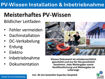 Anmelden & Top Qualität erhalten | teure Fehler vermeiden | An- & Fertigmelden beim Netzbetreiber, inutec solarcenter