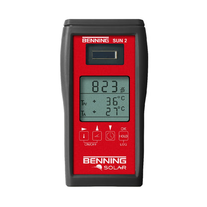 Benning SUN 2 Einstrahlungs- und Temperaturmessgerät im PV 1-1+ SET, inutec solarcenter