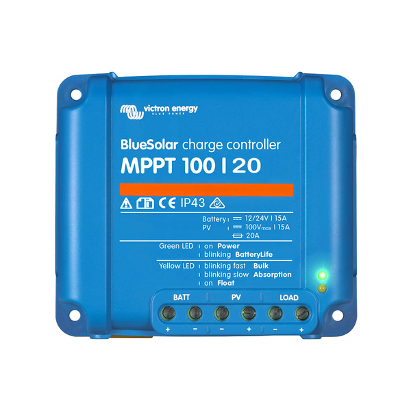 Victron Energy BlueSolar MPPT 100/20 48V - Solarladeregler – inutec
