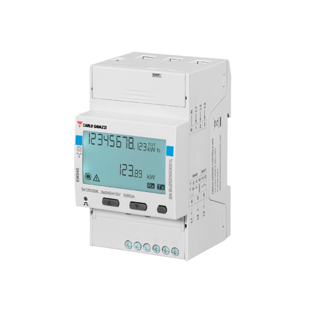 Energy Meter EM540 - Energiezähler 3 Phasen - RS485-Verbindung, inutec solarcenter
