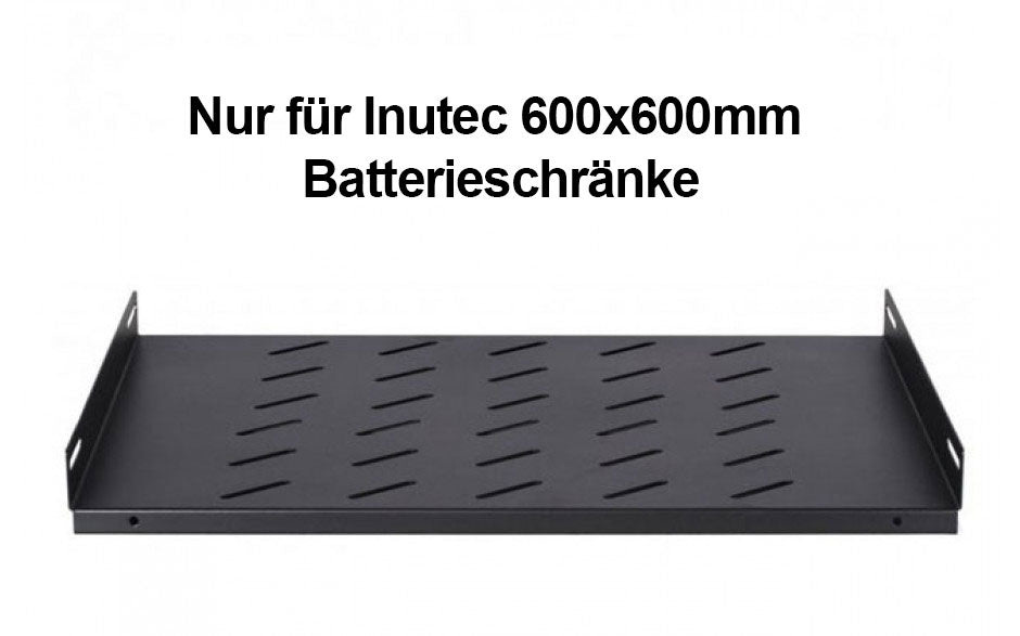 Inutec Fachboden für 600mm Tiefe Serverschränke – 1 HE