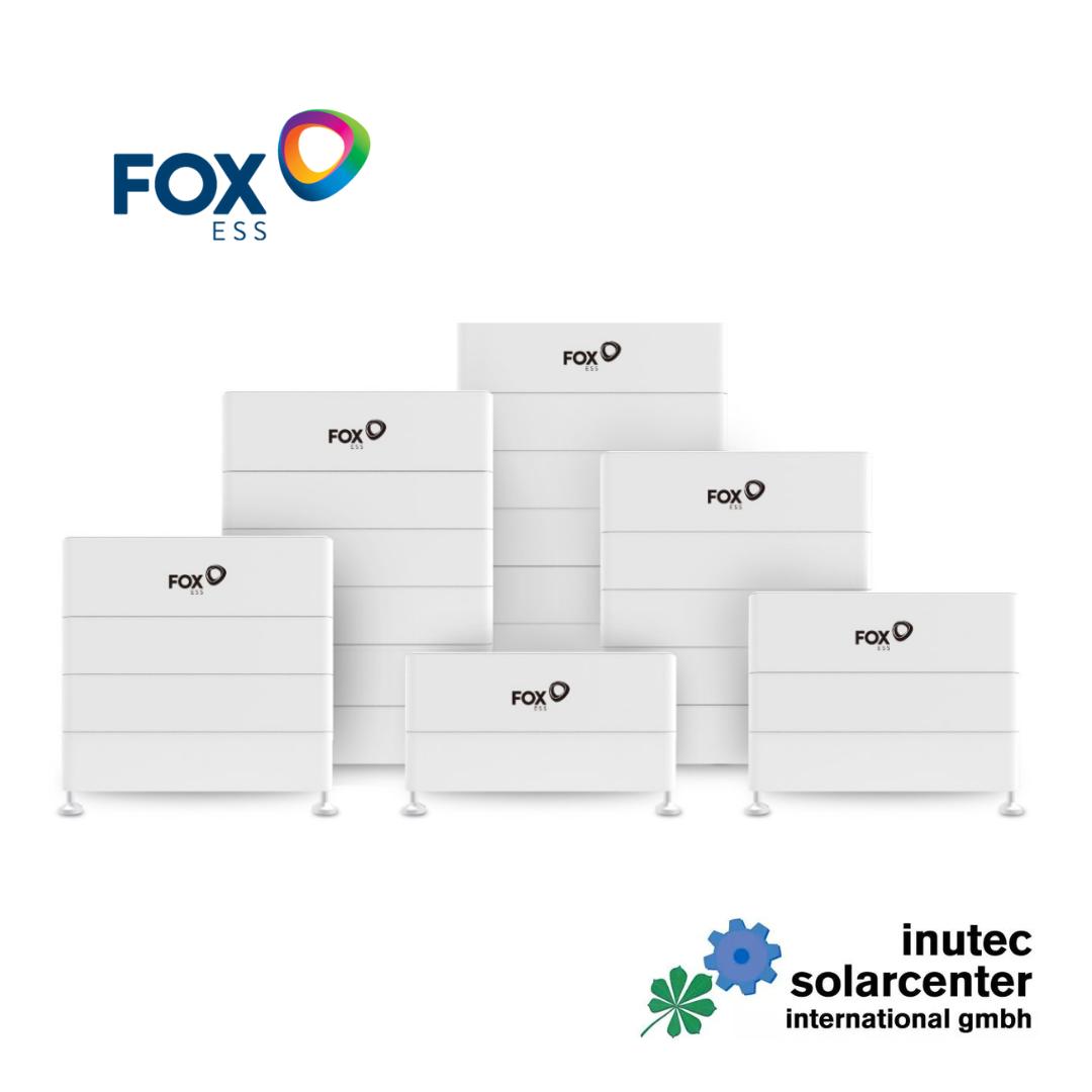 Fox ESS PV Speicher ECS4300H-H2 bis H7 I von 8,29 bis 29,03 kWh I Komplettsysteme, inutec solarcenter