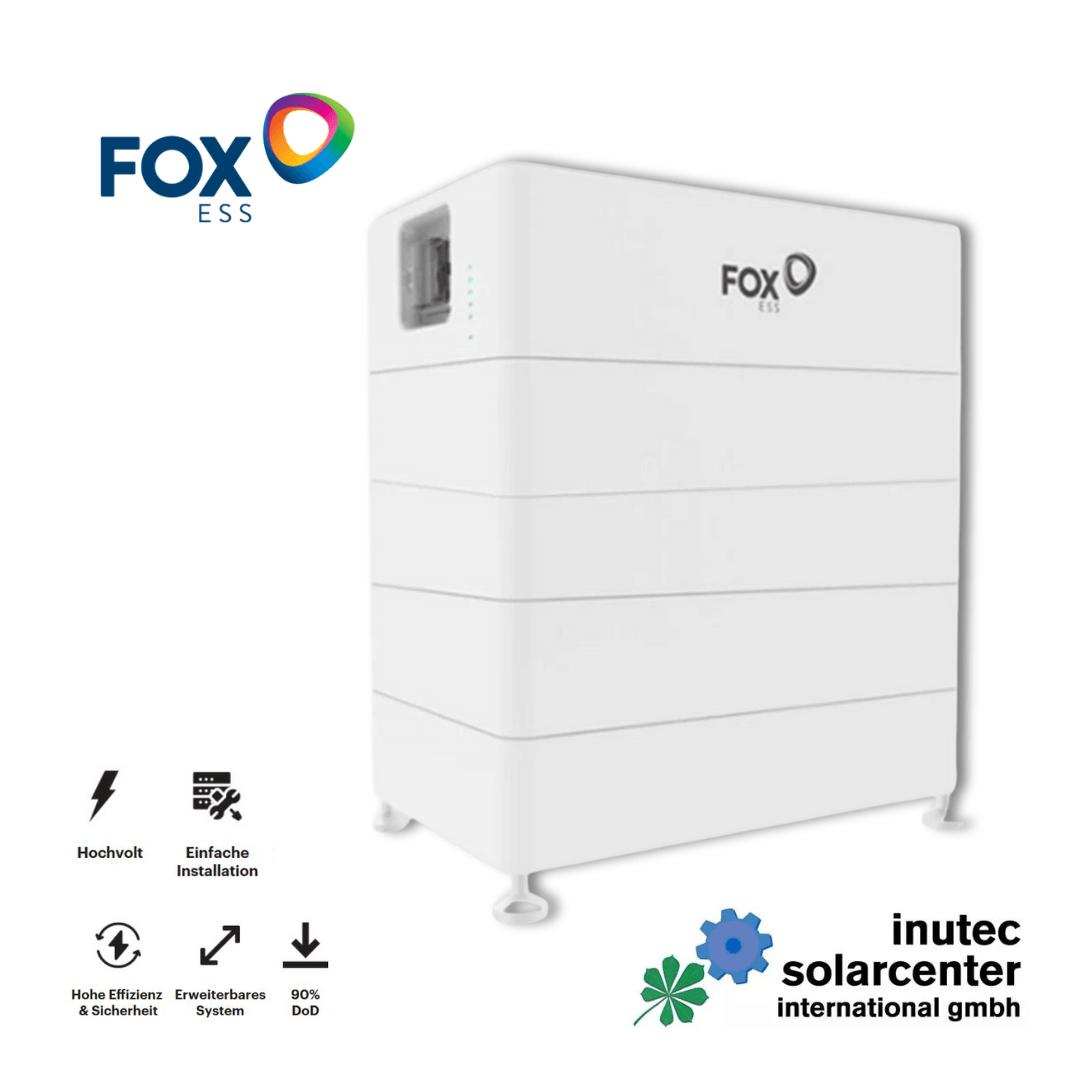 Fox ESS PV Speicher ECS2900-H2 bis H7 I von 5,76 kWh bis 20,16 kWh I Komplettsysteme, inutec solarcenter