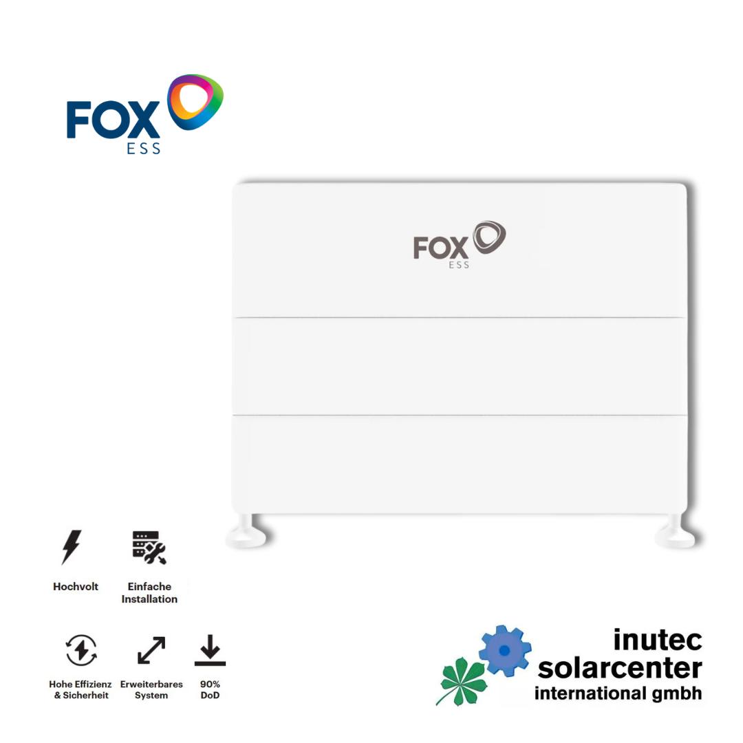 Fox ESS PV Speicher ECS4300H-H2 bis H7 I von 8,29 bis 29,03 kWh I Komplettsysteme, inutec solarcenter