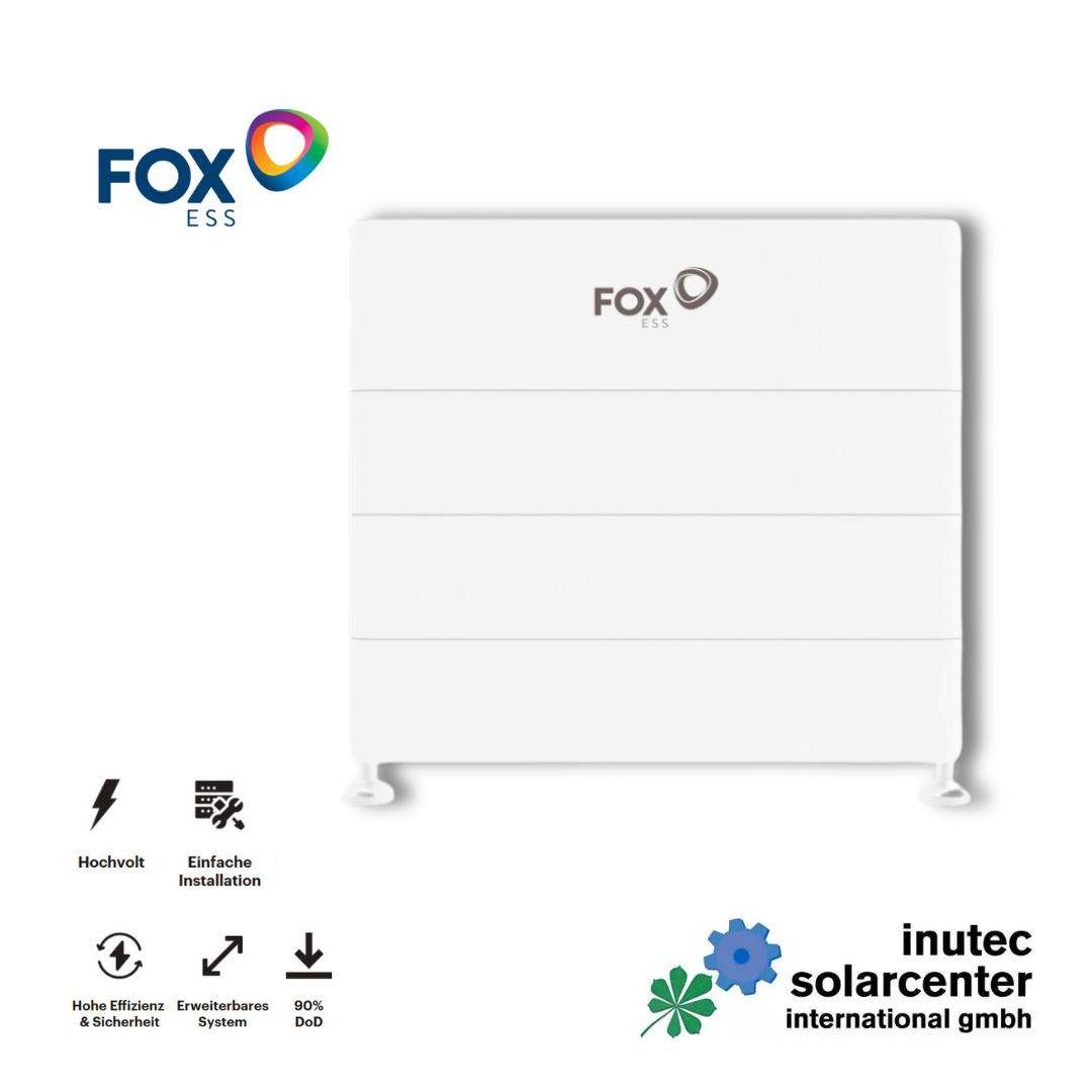 Fox ESS PV Speicher ECS4300H-H2 bis H7 I von 8,29 bis 29,03 kWh I Komplettsysteme, inutec solarcenter