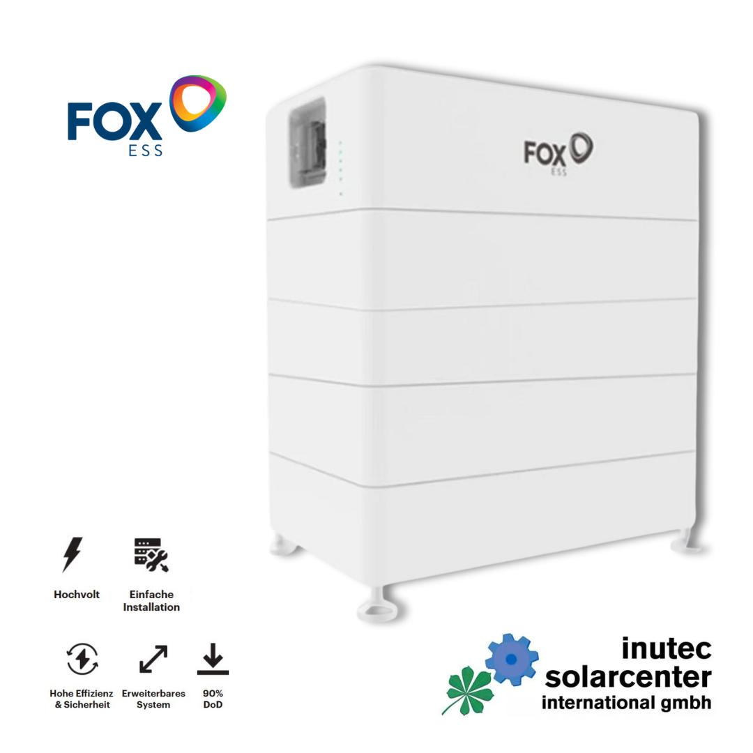 Fox ESS PV Speicher ECS4300H-H2 bis H7 I von 8,29 bis 29,03 kWh I Komplettsysteme, inutec solarcenter