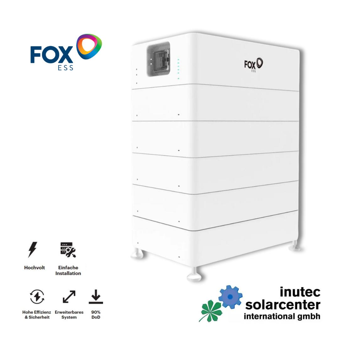 Fox ESS PV Speicher ECS4300H-H2 bis H7 I von 8,29 bis 29,03 kWh I Komplettsysteme, inutec solarcenter