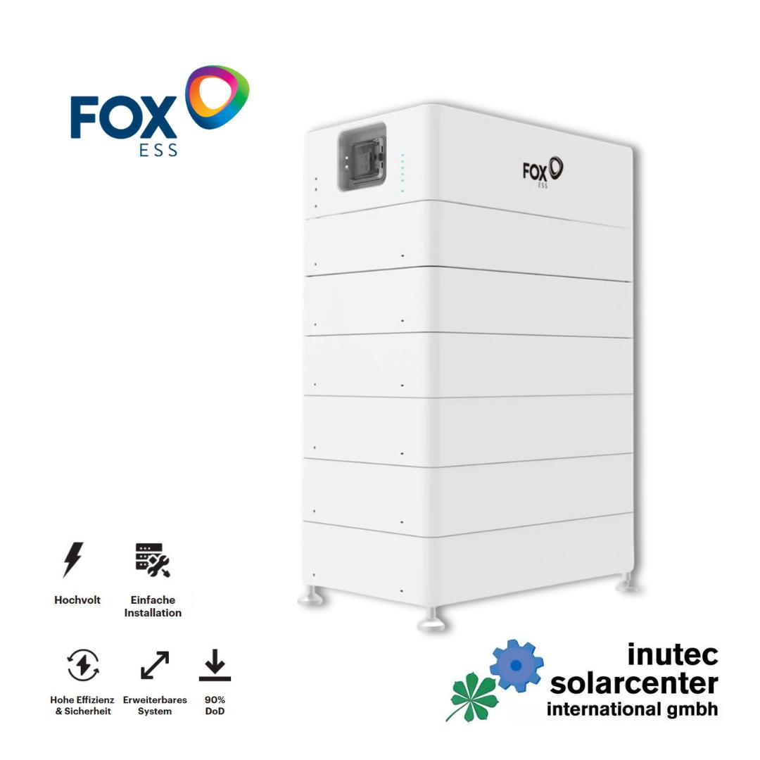 Fox ESS PV Speicher ECS4300H-H2 bis H7 I von 8,29 bis 29,03 kWh I Komplettsysteme, inutec solarcenter
