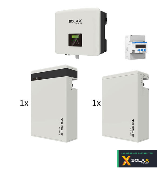 Inselfähige Solax PV Anlage: X3-HYBRID-12.0-D G4.2 12 kW | T-Bat 11,5 kWh | Zubehör