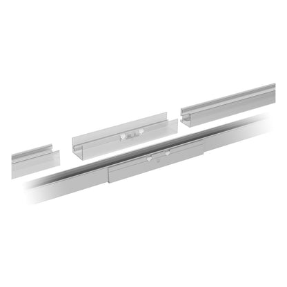K2 RailConnector 36/50 beim Verbinden zweier SingleRail-Schienen