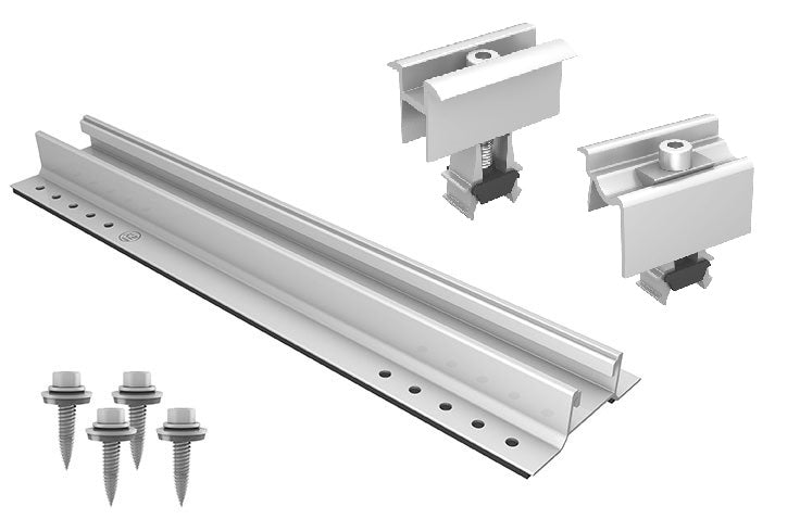 K2 Systems PV Montagesystem Kit Trapezblech für 4 Module, inutec solarcenter