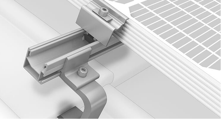 K2 Systems PV Montagesystem Kit Ziegeldach für 4 Module, inutec solarcenter, Uncategorized