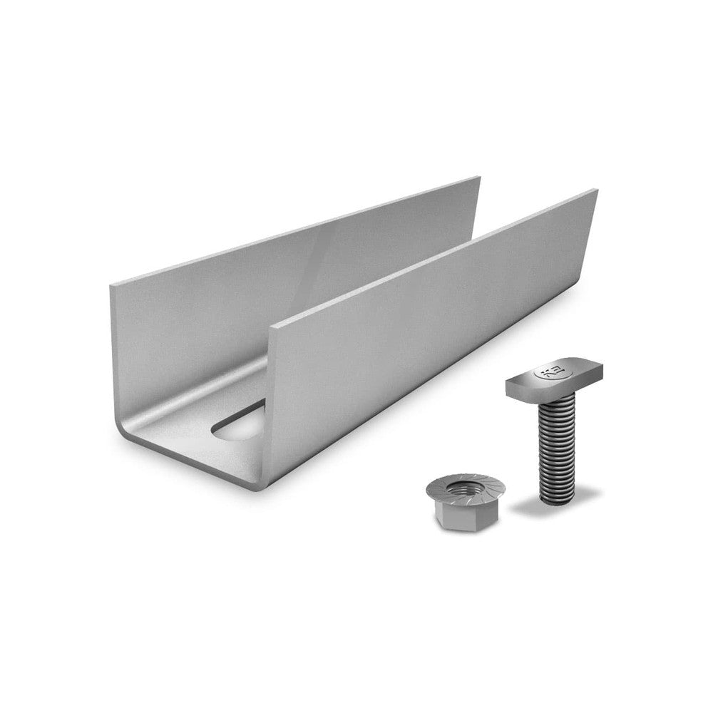 K2 Systems Schienenverbinder-Set für SolidRail